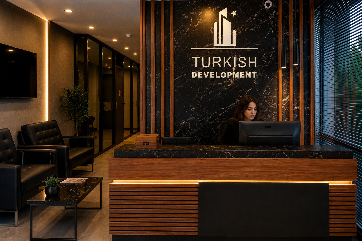Turkish Development merkez ofis resepsiyonu